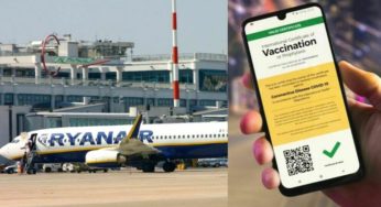 Ryanair: “Sui nostri voli non verrà richiesto il passaporto vaccinale”