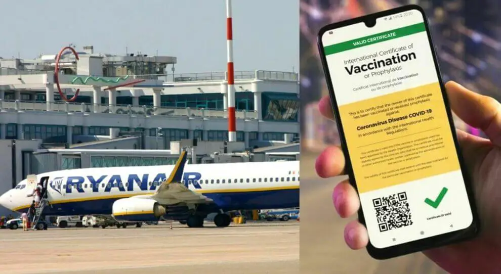 Ryanair: "Sui nostri voli non verrà richiesto il passaporto vaccinale"